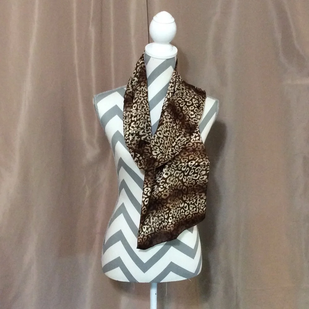 Vintage Animal Print Scarf